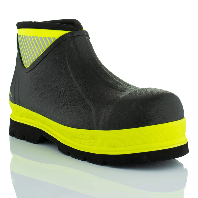 Brightboot Hi Vis Waterproof Safety Boots (11 UK, Yellow)
