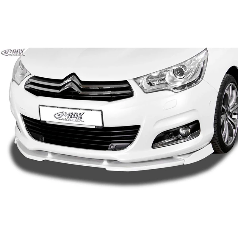 RDX Racedesign Front spoiler Vario-X compatible with Citroën C4 (Type N) 2010-2018 (PU)