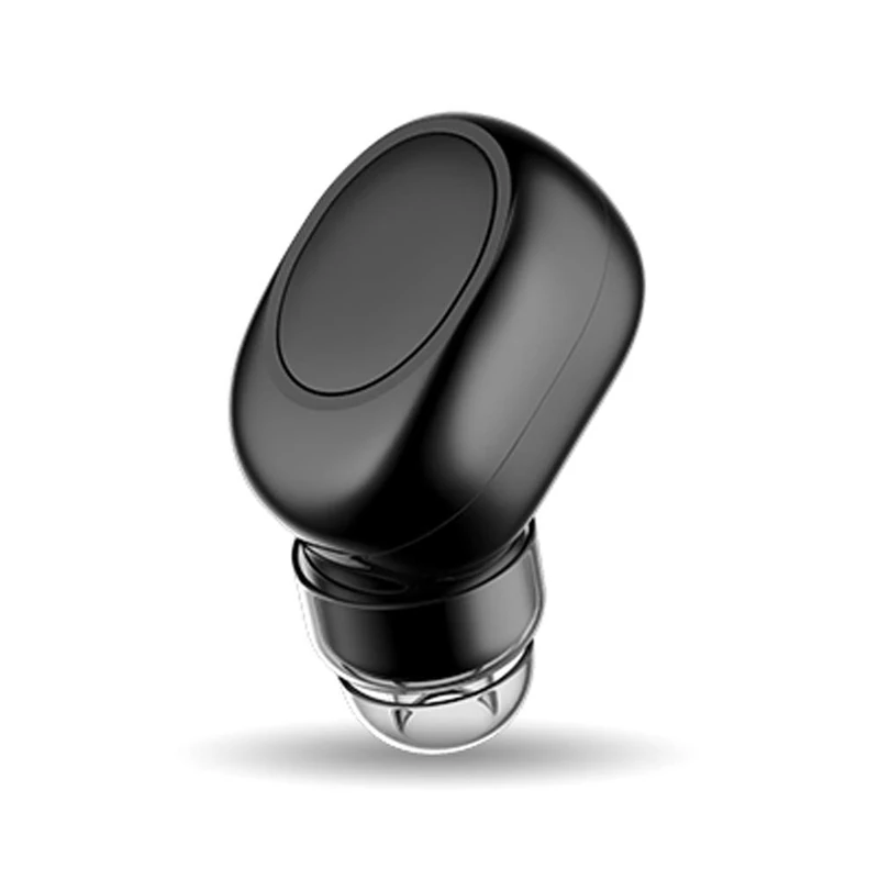 dizauL Bluetooth Earbud, Single Wireless Cordless Earbud, Smallest Invisible Bluetooth Earpiece Headset with HD Mic for Car, Phones and Other Devices