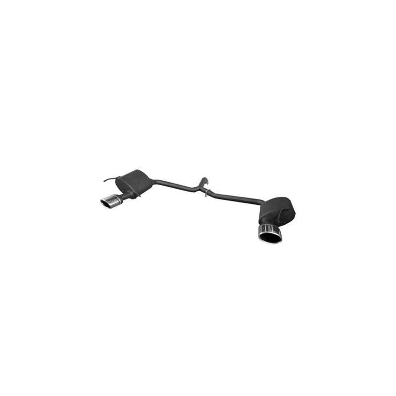Ulter Sport Double sport exhaust compatible with Mercedes C-Class W204 Sedan C200 1.8 135kW 2007-2014 120x80mm - Image 1