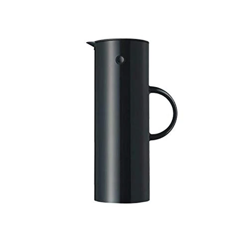 Stelton DB858BK Vacuum Jug 1ltr Black ABS Plastic Glass Liner