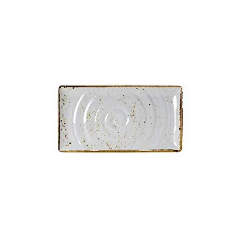 Steelite DE927 GN Craft White 1/3 Rect Platter 325x176mm