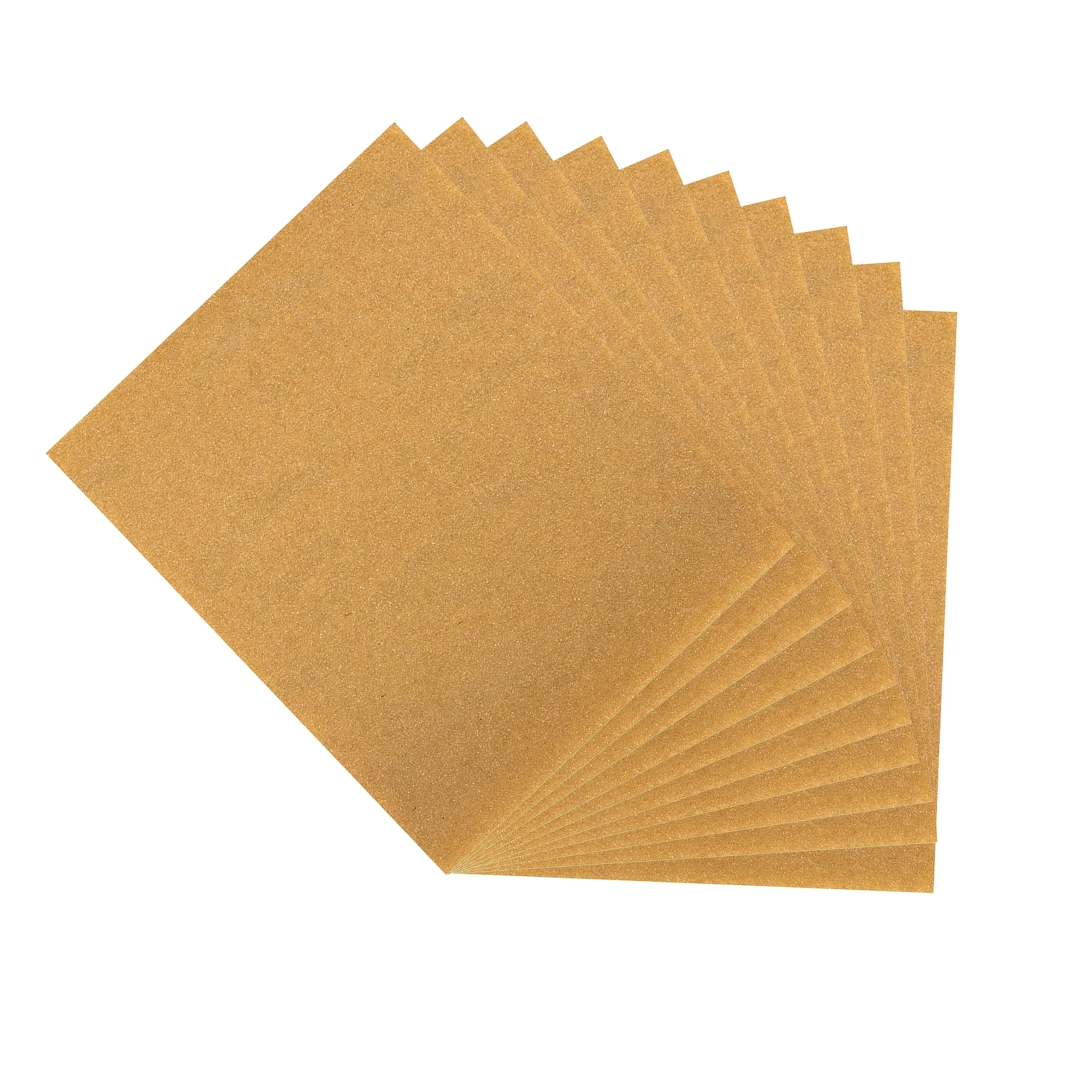 10 Assorted 3 X COARSE 4 X Medium 3 X FINE Painting Decoration Work Home GRIT Sandpaper Sheets Sanding Papers