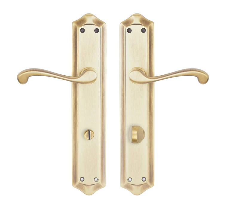 Fabricación Española Manivelas A004JMC47DCI Model 7770 Crank Set, Antique Brass Satin