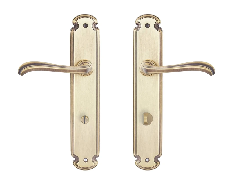 Fabricación Española A002JMC47DCI Model 7514 Crank Set, Antique Brass Satin