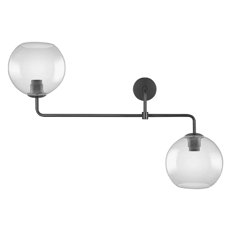 Ledvance Glass Wall Light Smoke Grey