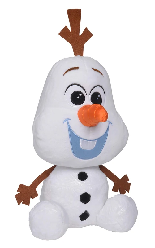 Simba 6315877627 Disney Frozen II Chunky Olaf, 43 cm Plush Figure, Plush Toy, Cuddly Toy, Frozen, Elsa, Snowman, from the First Months of Life - Image 1