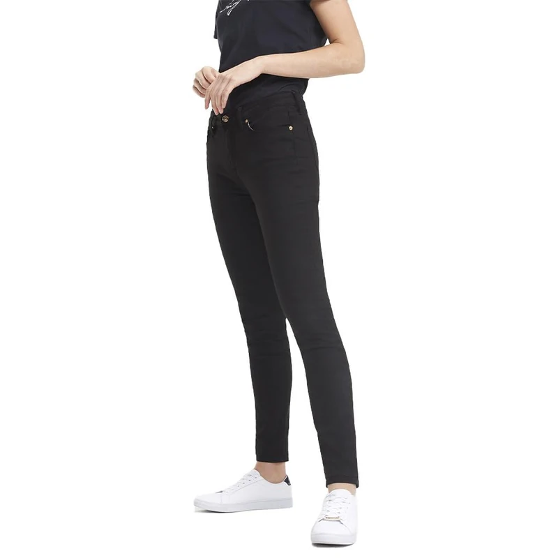 Tommy Hilfiger Women's Como Heritage Skinny Fit Faded Jeans, Black (Masters Black 017), W32/L34