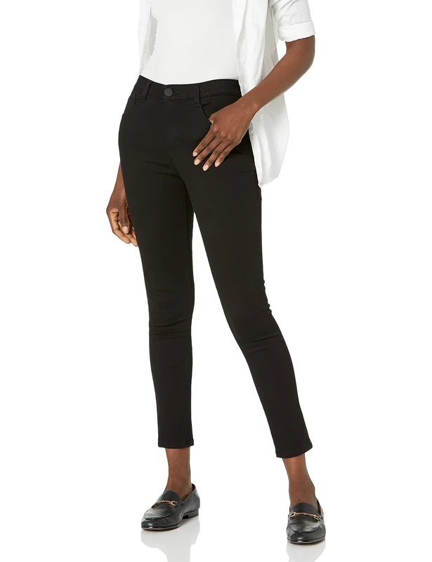 Democracy Women's High Rise Ab Solution Jegging Jeans, Black, 16 28