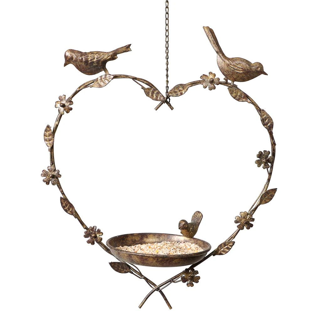 Hanging Bird Feeder Dish Garden Bird Feeding Station Winter Anniversary Wedding Christmas Garden Gift Idea