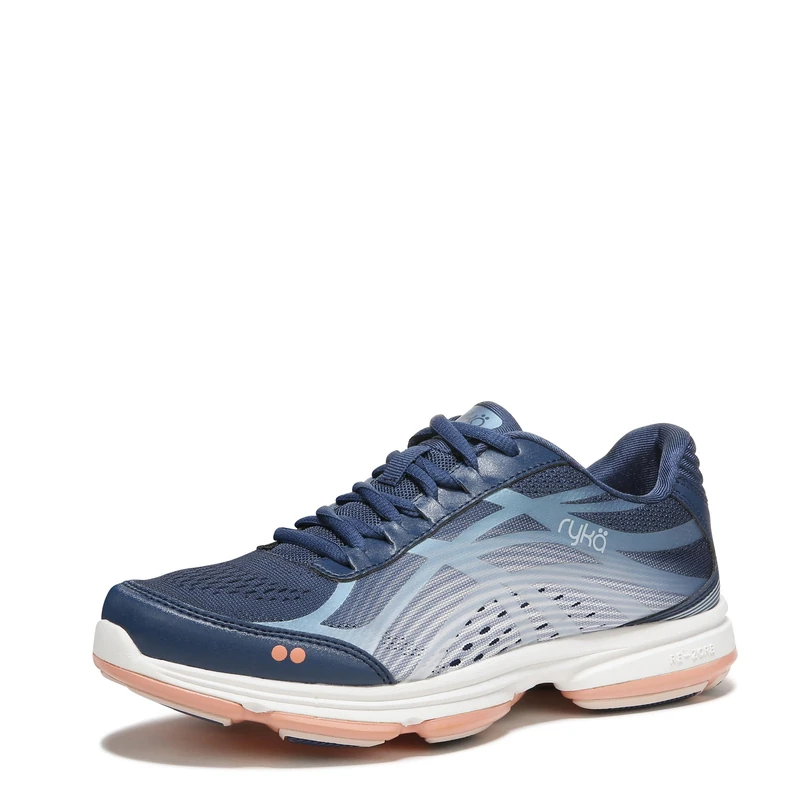 Ryka Women's Devotion Plus 3 Walking Shoe, Navy, 9 UK Wide