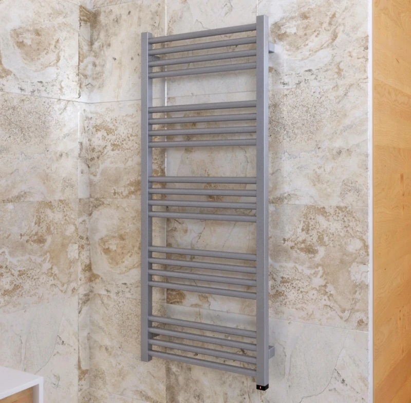 Terma Electric Towel Rail, Steel, Sparkling Gravel, 1140h x 480w