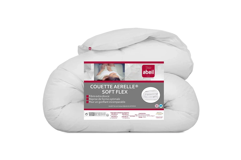 Abeil Premium Aerelle Soft Flex Duvet 220 x 240 cm - Ultra Soft, Voluminous, Inflatable - White