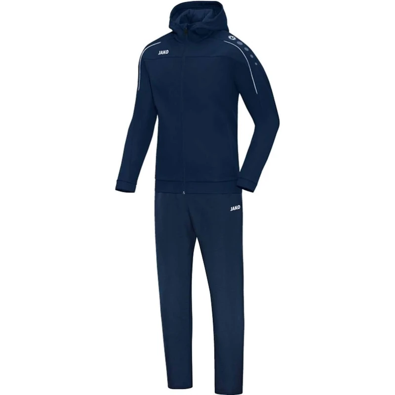 JAKO Classico M9650 Men's Tracksuit with Hood, Royal, L