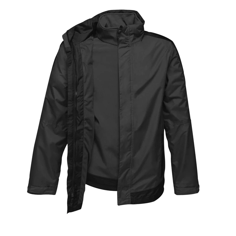 Regatta Men's Contrast 3in1 Jacket - Size M - Seal Grey/Black