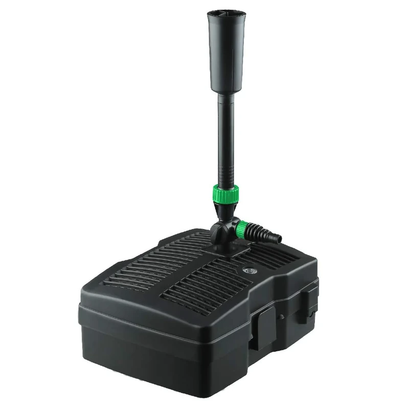 Amtra Pond Compact Filter Set 6 LT - Pump for ornamental ponds and fountains, compact, with sterilization lamp, protective shell, 3 water toys included, 2000 l/h