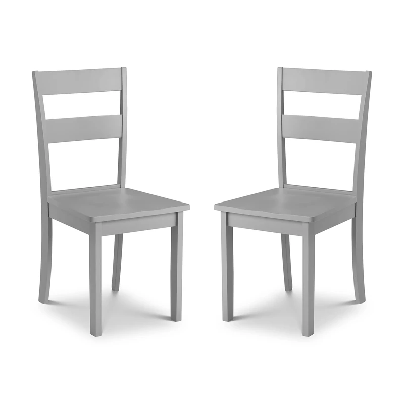 Julian Bowen Set Of 2 Kobe Dining Chairs - Grey