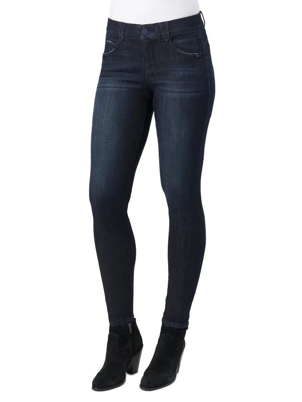 Democracy Women's Ab Solution Jegging, Mid Indigo, 14