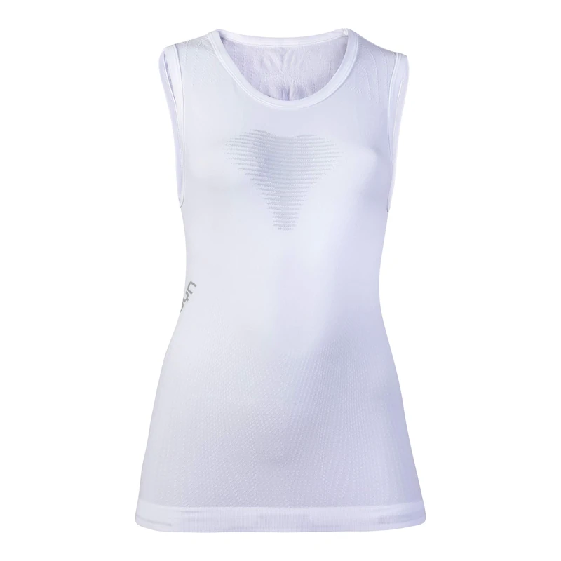 UYN Visyon Light Women's Sleeveless Thermal Underwear, women's, U100106, White/Pearl Grey, L/XL