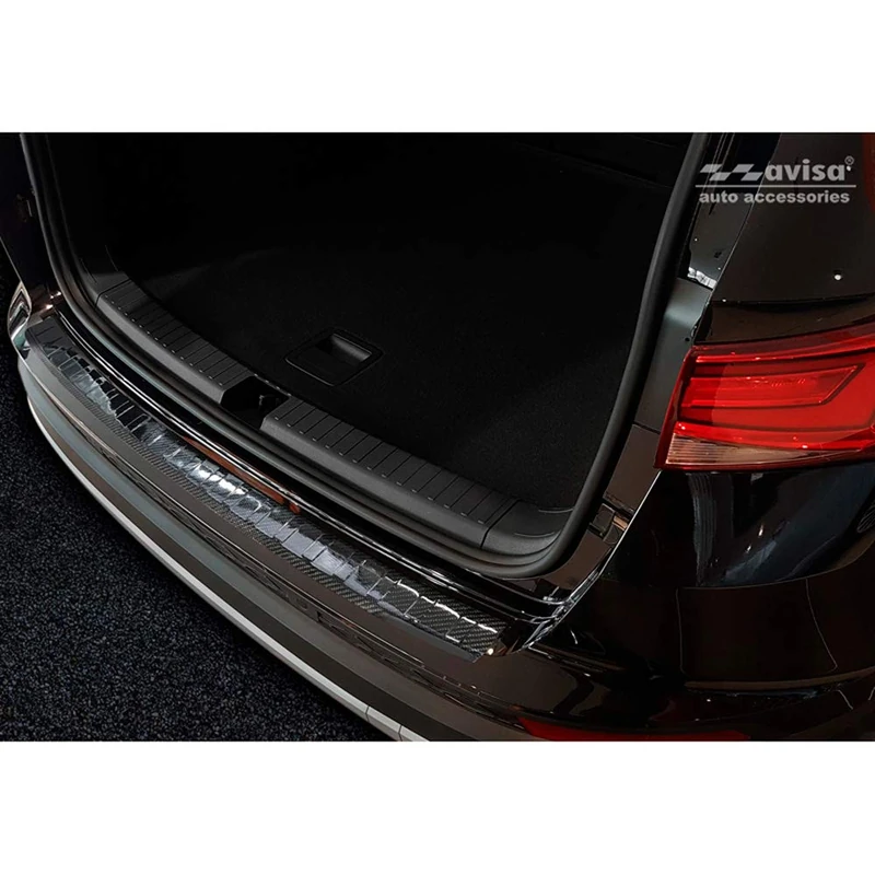 Avisa Real 3D Carbon Rear bumper protector compatible with Seat Ateca 2016-2020 & FL 2020- - Image 1