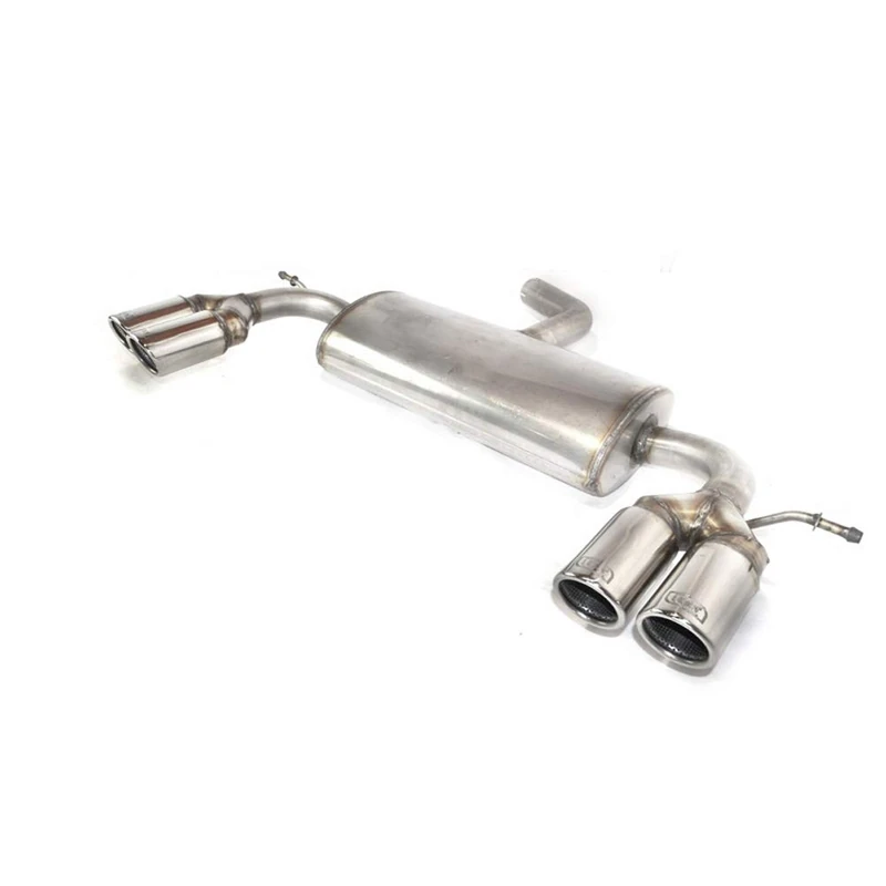 Ulter Sport Double stainless steel sport exhaust compatible with Volkswagen Scirocco III 1.4TSi 90/118kW/2.0TDI 103kW 2008-2013 2x 70mm - Image 1