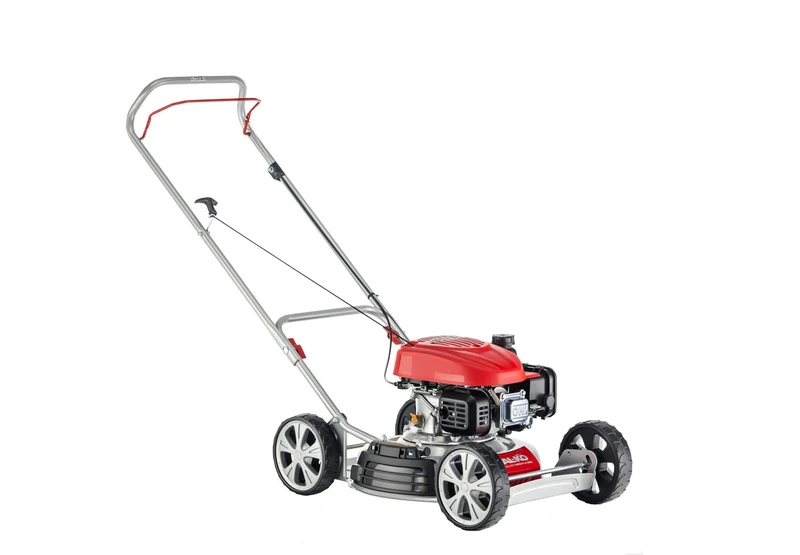 468 P-A BIO Silver Petrol Mulch Mower | Powerful AL-KO Pro 125 QSS Quick Start Engine | 46cm / 18" Cutting Width | Steel Deck