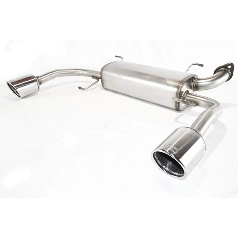 Ulter Sport Double stainless steel sport exhaust compatible with Suzuki Swift Sport IV 1.6 16V 100kW 2012- 100mm