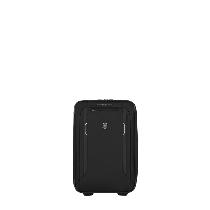 Victorinox Werks Traveler 6.0 Softside Carry On, Hand Luggage Suitcase, Trolley with 2 Wheels, Women/Men, 23 x 35 x 55 cm, Black