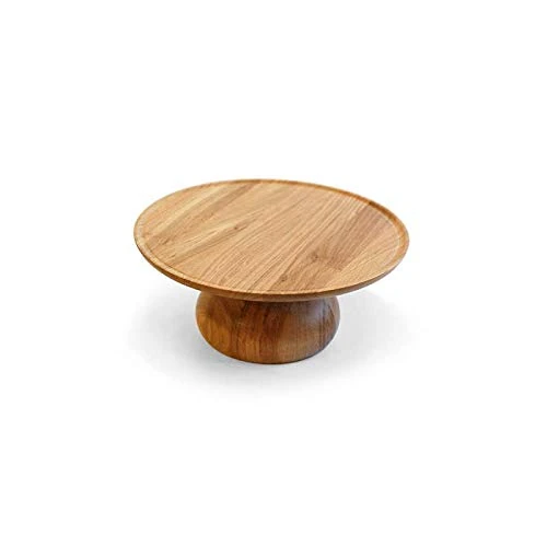 Craster DD239 Cake Stand Medium Oak 32 x 16.6cm