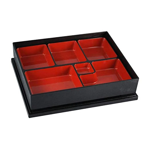 Typhoon D4084 Bento Box 5 Compartment, 26cm x 31cm x 6.5cm