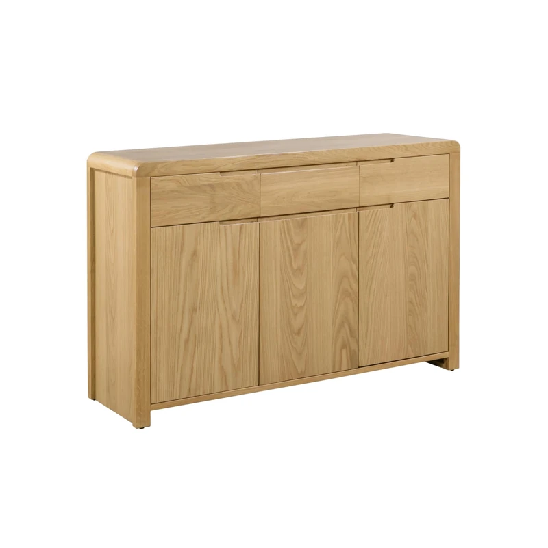 Julian Bowen Curve Sideboard, Oak