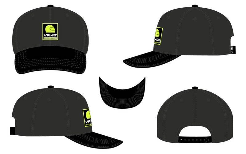 Valentino Rossi VR46 Moto GP Riders Academy Mid Visor Baseball Cap Official 2020