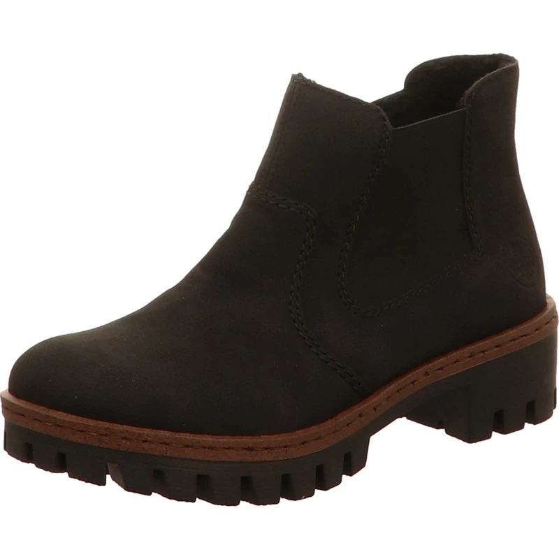 Rieker Herbst/Winter, Women’s Chelsea Boots, Black (Schwarz/Schwarz / 01 01), 7.5 UK (41 EU)