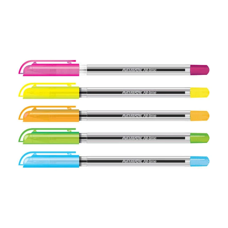 Matador All-Time Premium Oil Gel Pen 0.6 mm Black Ink 12 Pack