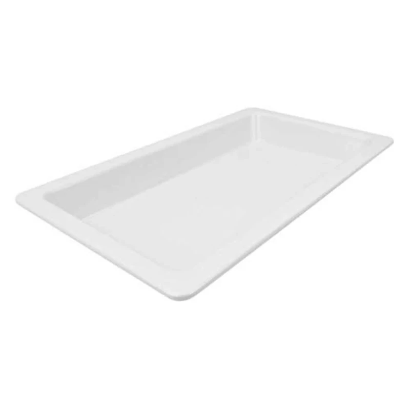 Dalebrook E5644 White Melamine 1/1 Gastro Dish 5.5L
