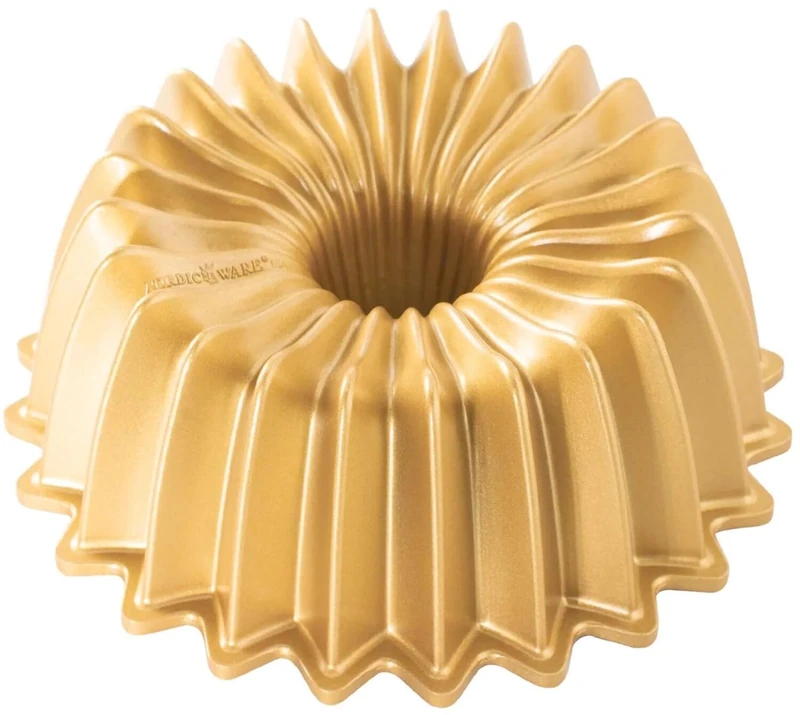 Nordic Ware Backform Brilliance Bundt Pan 6 cup Aluminium Gold, 21cm x 20,6cm, NW 93277