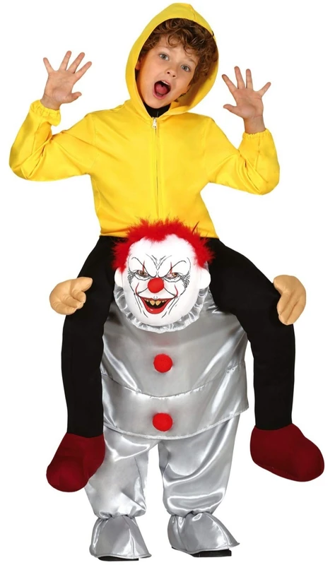 FIESTAS GUIRCA, S.L. Kids Devilish Clown Shoulder Costume