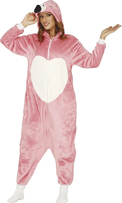 FIESTAS GUIRCA Flamingo Fancy Dress Costume Adult Women - Image 1