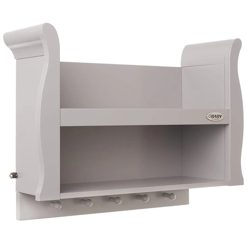 Obaby Stamford Sleigh Shelf, Grey