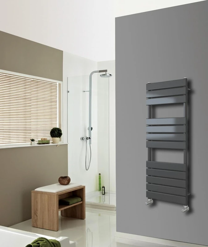 Keenware KTW-023 Hoxton Towel Warmer Radiator: 1200x600mm, Anthracite Grey