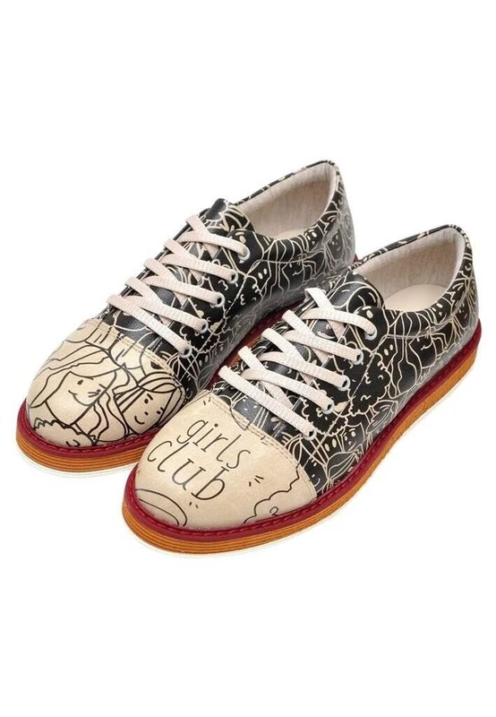DOGO Women's Broke's Oxford Flat, Multicolore, 3 UK - Image 1
