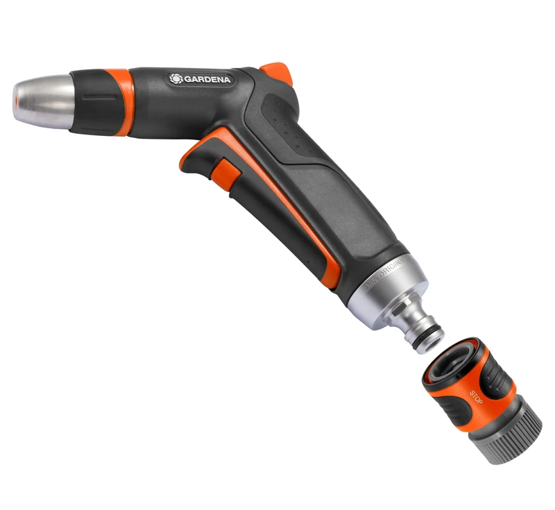 Gardena 3815M-FP Frost Proof Adjustable Metal Nozzle, Water Stop