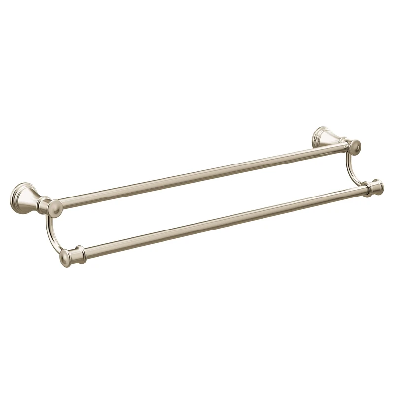 Moen YB6422NL Belfield 24-Inch Bathroom Double Towel Bar, Polished Nickel