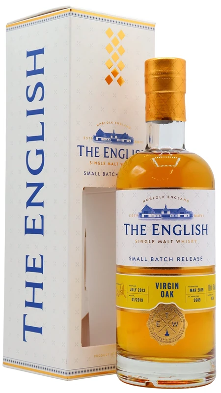 The English Small Batch Virgin Oak Single Malt Whisky 70cl