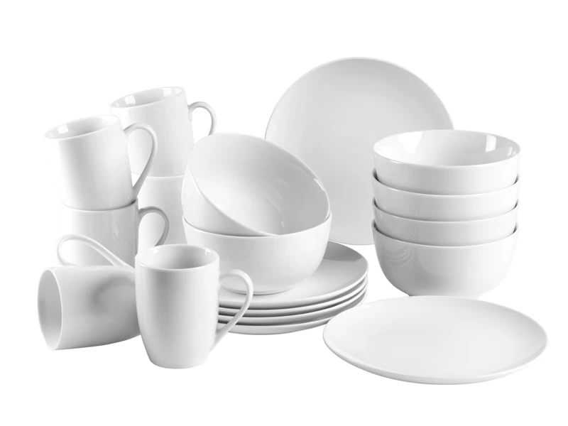 MÄSER Barca Series 18-piece Breakfast Set White