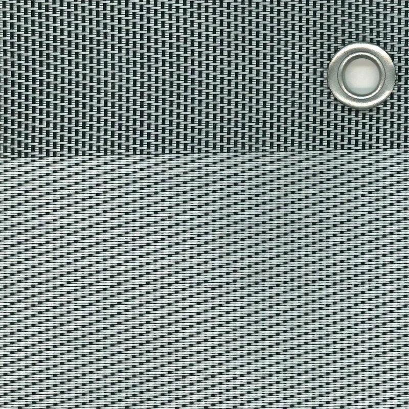 Tenax Texstyle Mesh Decorative Fringe in PVC and Polyester, Silver