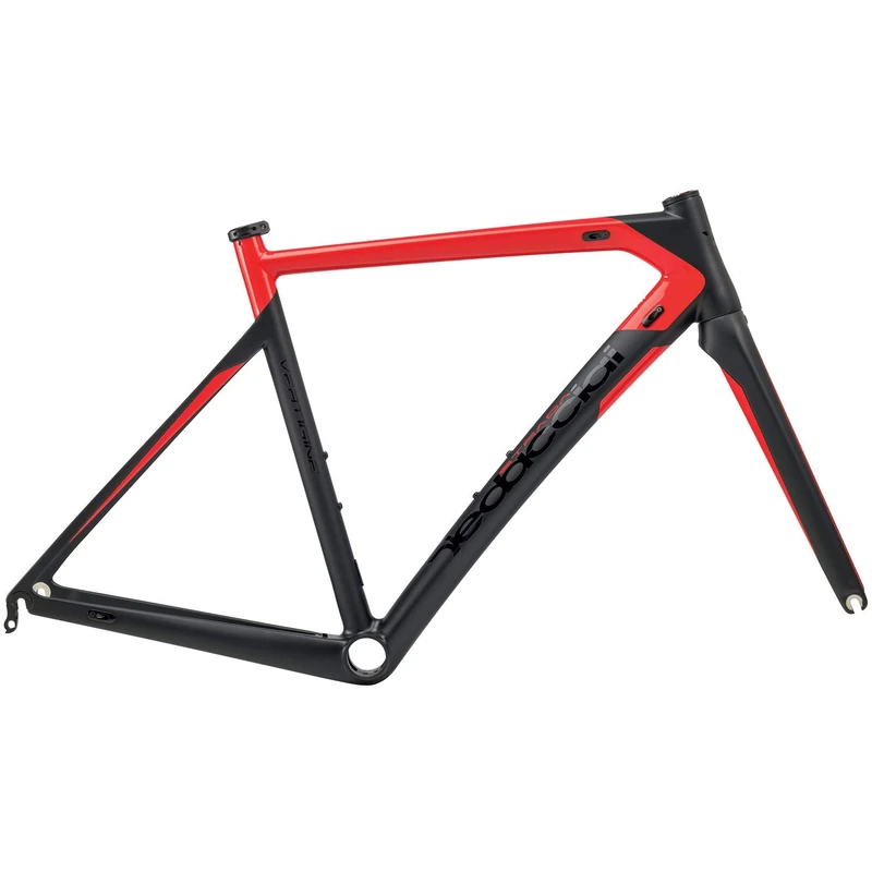Dedacciai Strada Unisex's Vertigine Road Bicycle Frameset, Black/Red, XL