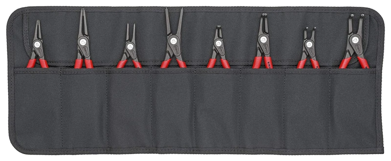 KNIPEX - 00 19 58 V02 Tools - 8 Piece Precision Circlip Pliers Set (001958V02)