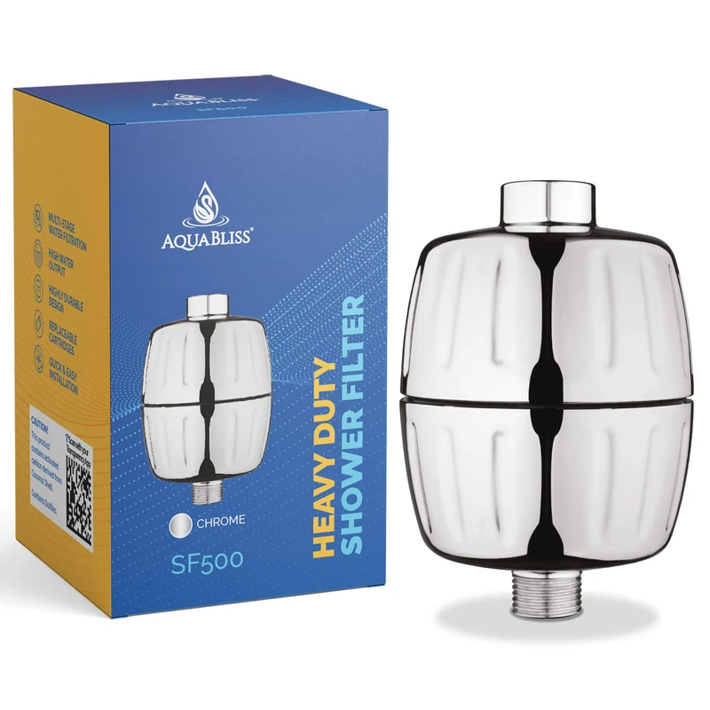 AquaBliss SF500 Heavy Duty High Output Shower Filter - Chrome