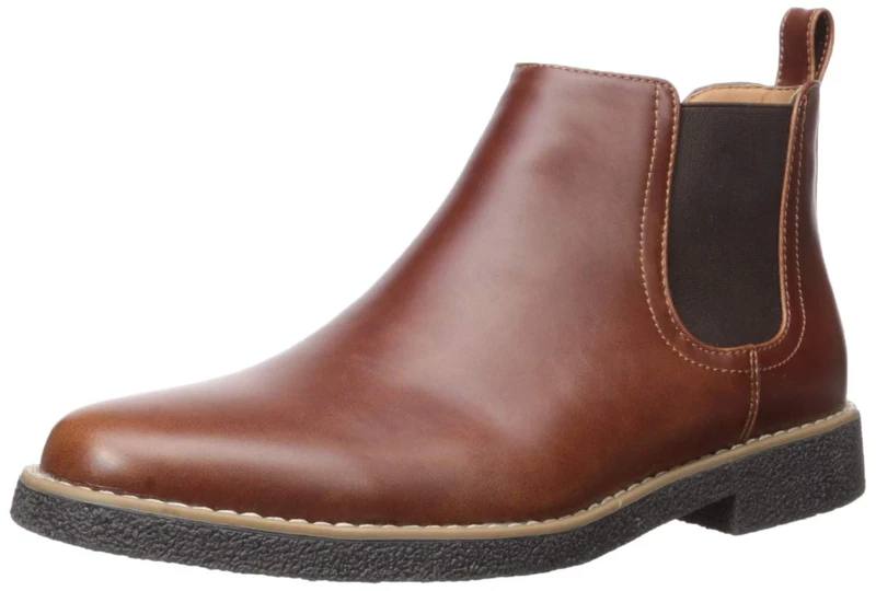 Deer Stags Men's RCKLNDVEGA Rockland Memory Foam Dress Casual Comfort Chelsea Boot Chelsea Boot, Brown, 9.5 UK - Image 1